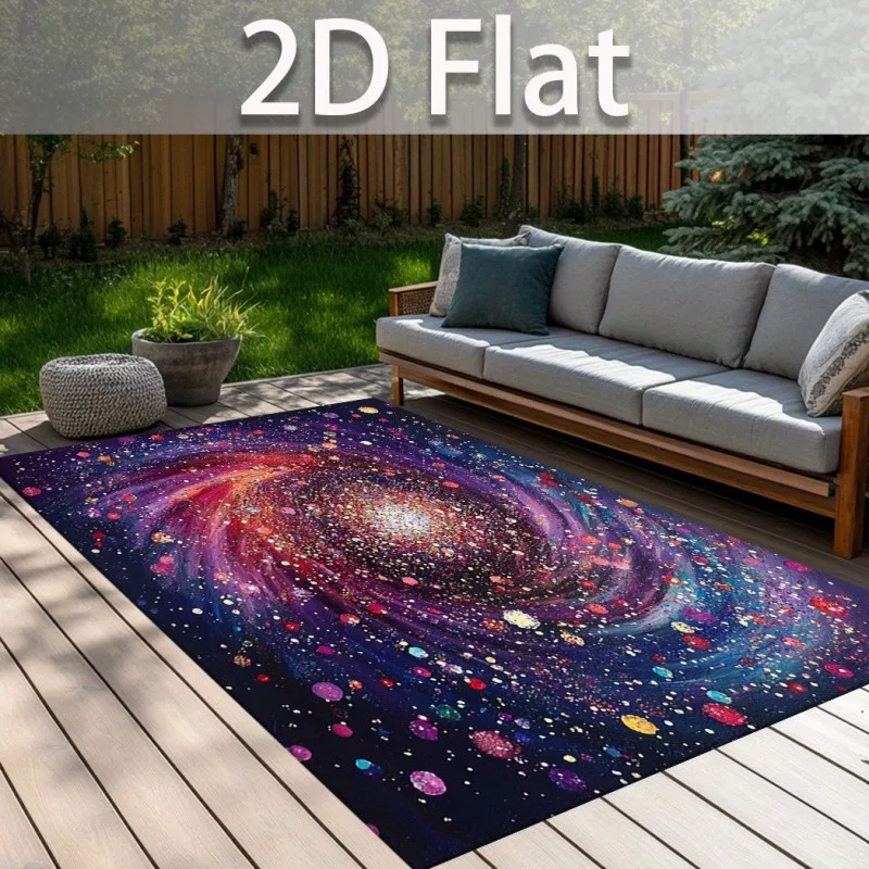 2D Vortex Tunnel Carpet Living Room Large Rug Sci Fi Neon Spiral Bedroom Decor Creative Area Rugs Sofa Floor Mat Lounge