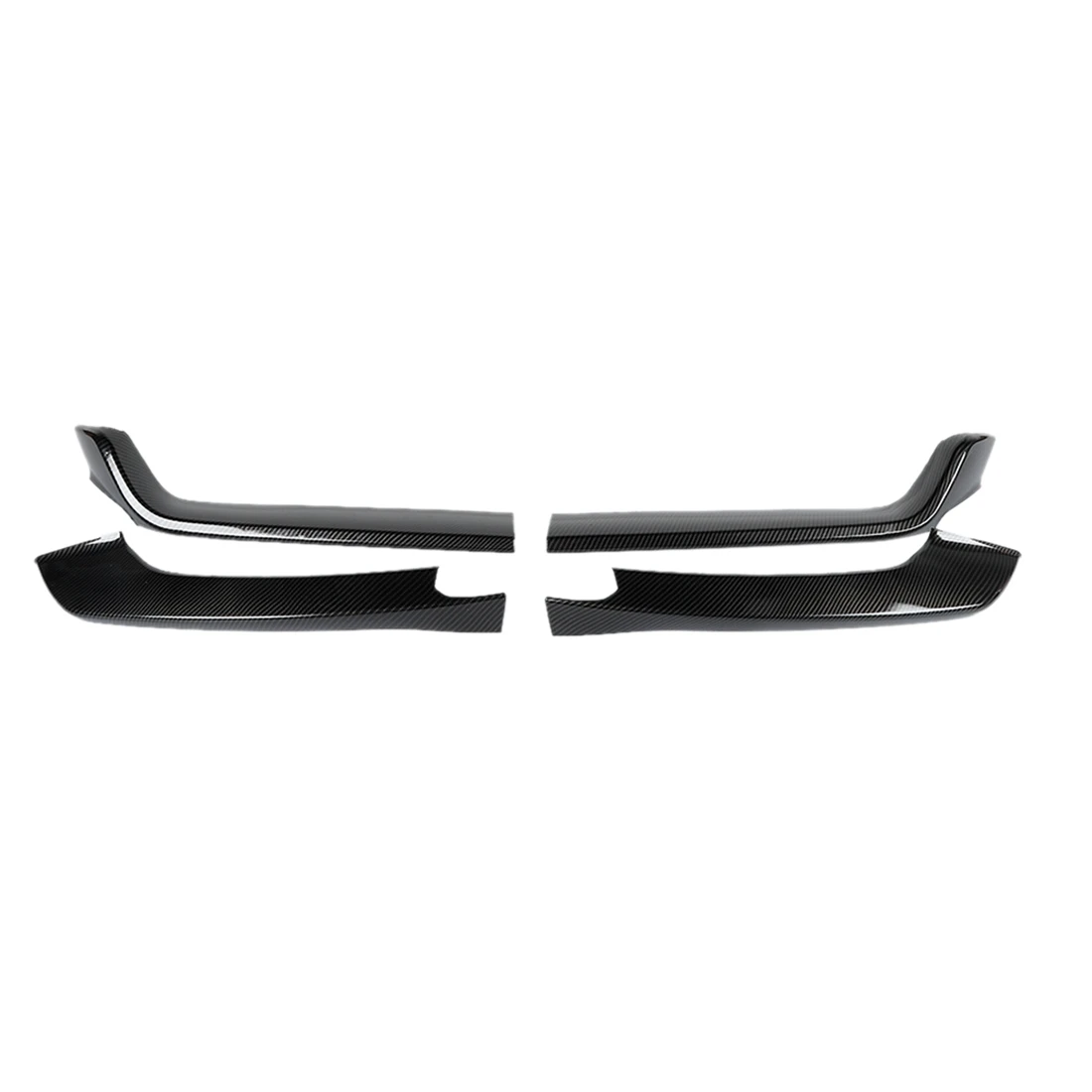 

Car Front Bumper Splitter Lip Diffuser Protector Cover Kit Front Spoiler Trim for Ford Mustang 2015-2017 ABS