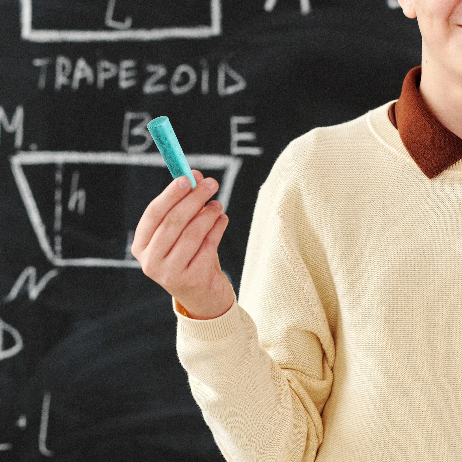 

40Pcs Washable Jumbo Chalk Outdoor Sidewalk Drawing Chalk Set Classroom Multi-Function Art Supplies Accessory