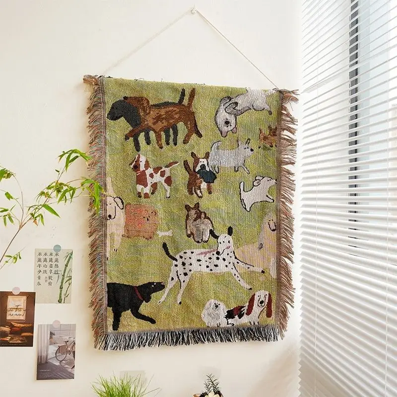 

American cartoon wall-mounted blanket, bedroom wall decoration wall background cloth