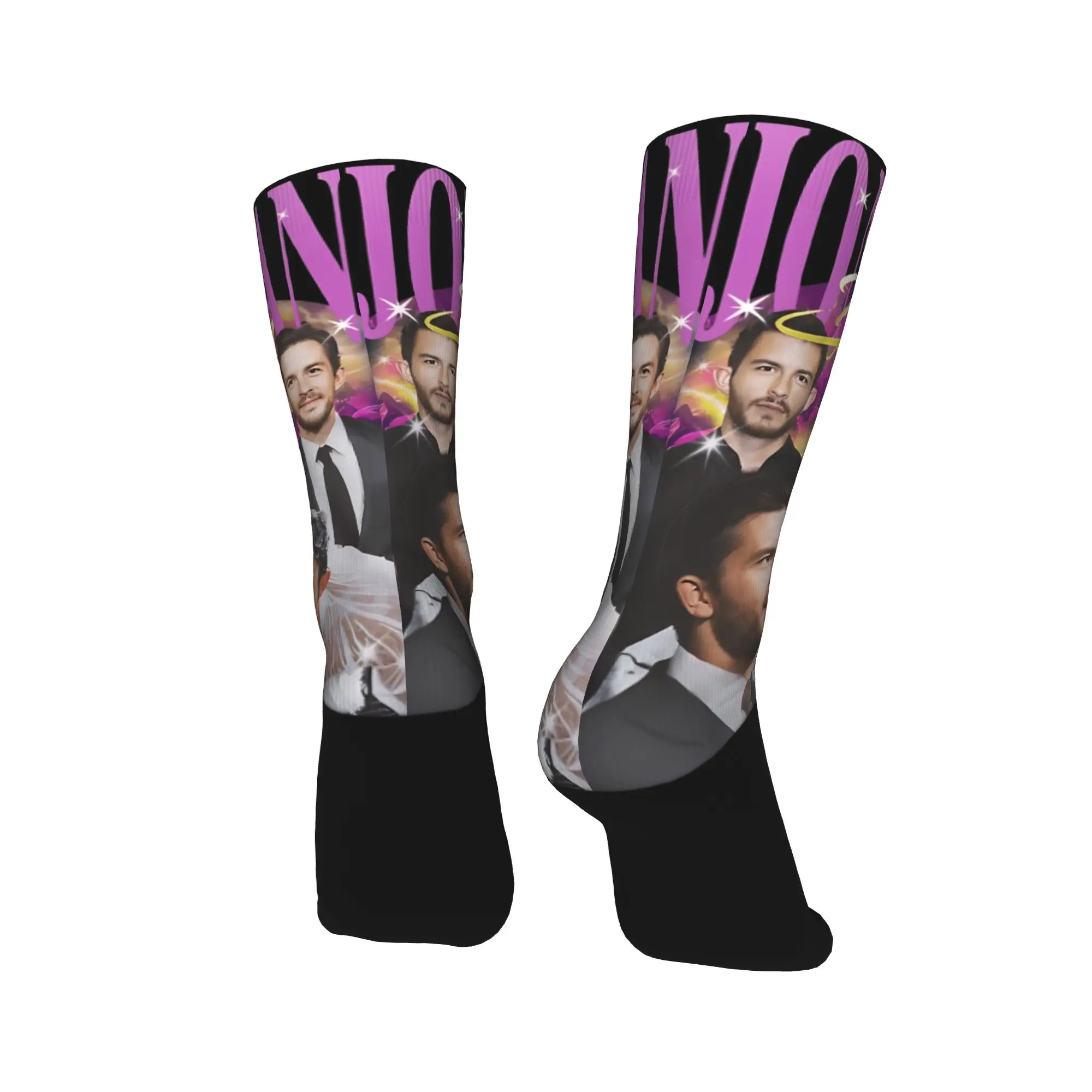 ถุงเท้าคู่รัก โจนาธาน เบลีย์ ถุงน่องแฟชั่นฤดูใบไม้ร่วง ถุงเท้าระบายอากาศดี ดีไซน์สำหรับปีนเขา ถุงเท้ากันลื่น