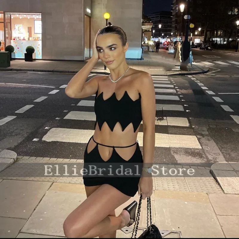 Black Prom Dresses For African Girls 2026 Sexy Charming Sleeveless Birthday Dresses Mini Party Dress Cocktail Gown Customized