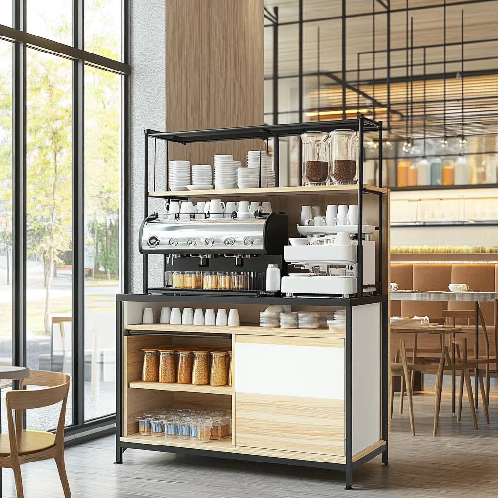 

# Многофункциональный шкаф-буфет Z на заказ для кухни и домашнего кофейного уголка