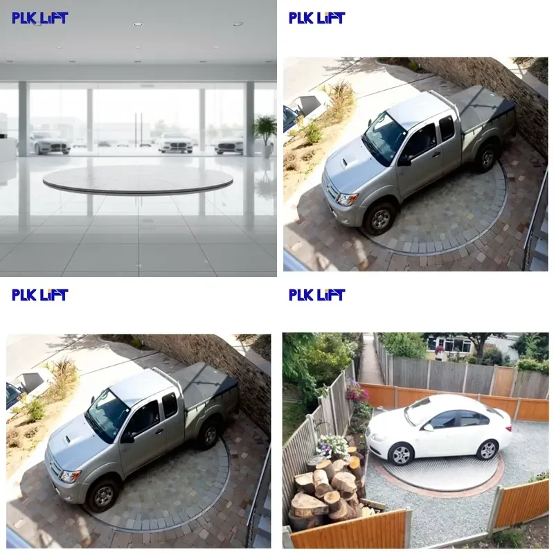 SFW Certificate Hydraulic 360-degree Rotating Car Turntable Parking Machine Customizable for Car Showrooms