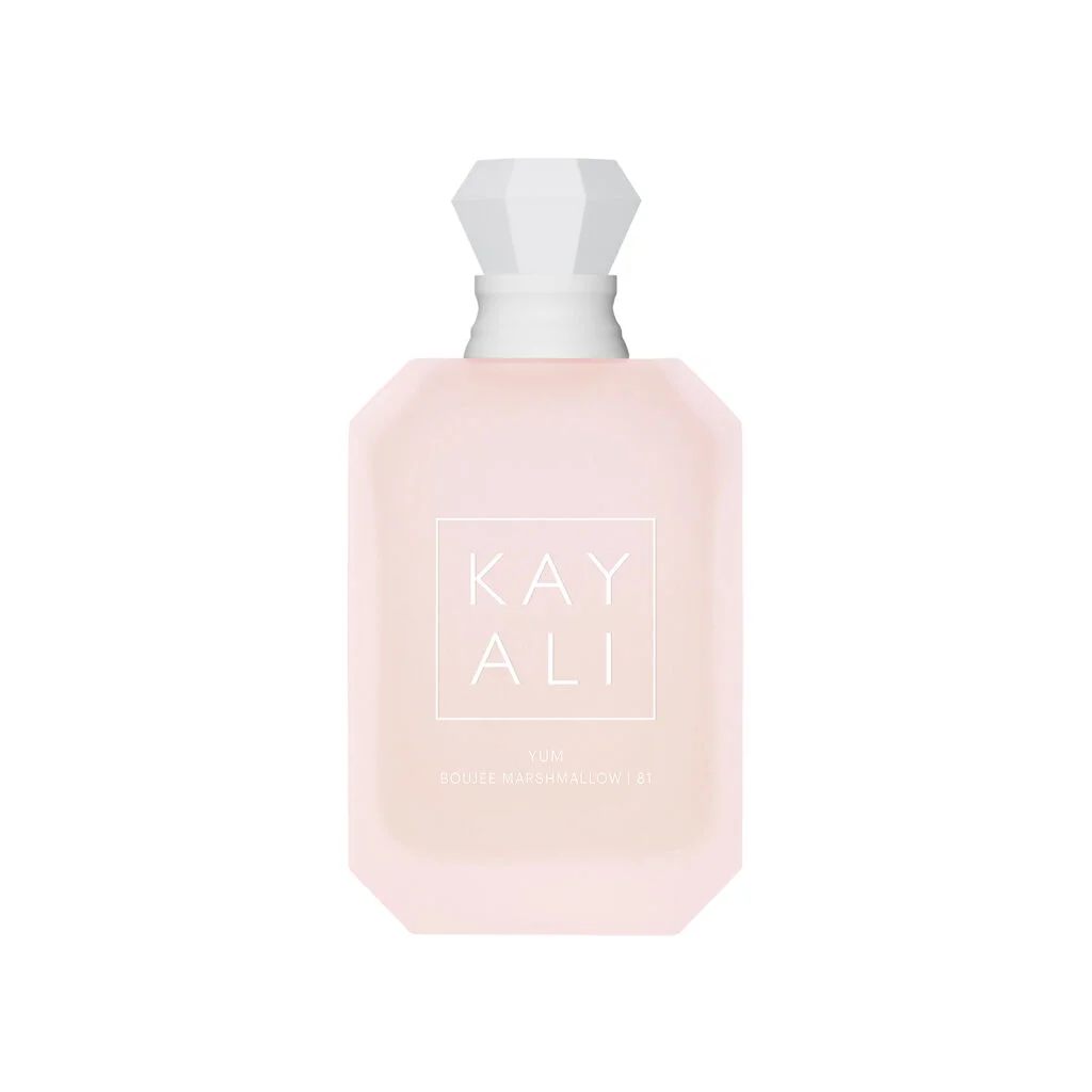 Kayali (81) Yum Boujee Marshmallow Eau de Parfum, Fragancia Dulce y Cremosa de Larga Duración para Mujer, Perfume en Botella Rosa Mate, Aroma de Ensueño, Regalo para Damas