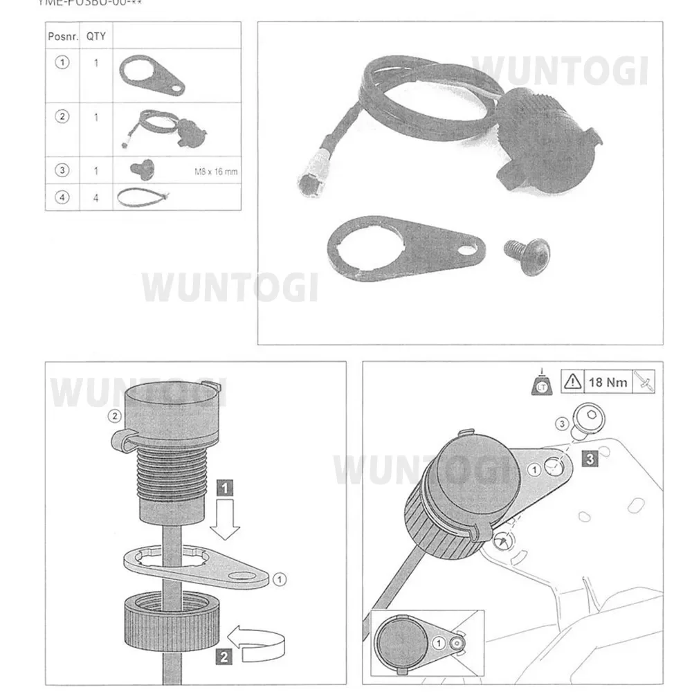 Kit de convertidor de salida USB para motocicleta, adaptador USB para Yamaha MT-07, MT-09, SP, Tracer, FZ-09, XSR 700, 900, 12V, DV