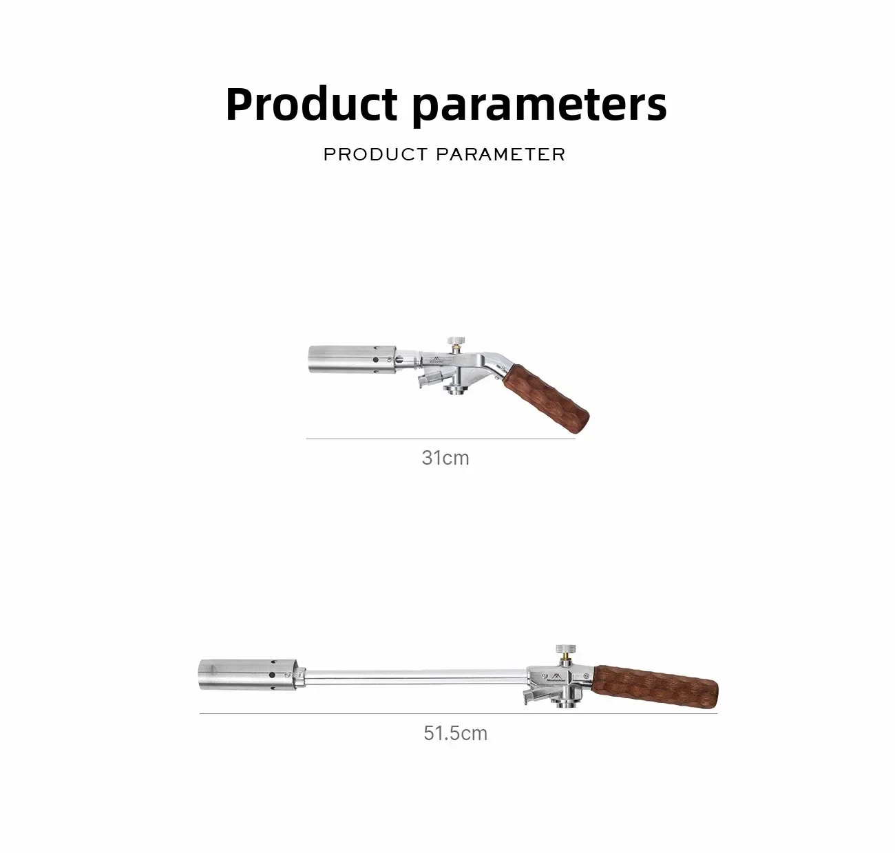 MOUNTAINHIKER Fackel-Sprühpistole, leicht zu transportieren, für Outdoor-Camping, Picknick, Feueranzünder, Grillanzünder, Edelstahl-Sprühpistole – Detail 12