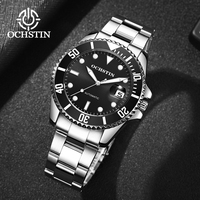 OCHSTIN Men's Stainless Steel Watch Fully Automatic Mechanical Movement Master Series Personalized Trend Watches Waterproof