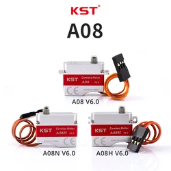 KST A08 V6.0 serie completa A08H/A8N/A08 Micro Digital Glider Servos a tazza cava ad ala fissa