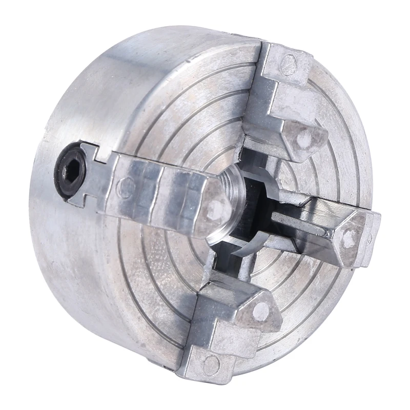 Four Jaw Chuck Z011A For Metal Mini Lathe M12x1mm Threaded Back 1.8-56Mm/12-65Mm Mini Collet Lathe Accessory