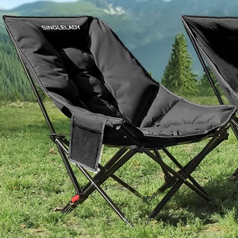 

Camping Beach Folding Chair Adjustable Lightweight Moon Fishing Folding Chair Travel Garden Chaise Pliante Portable Furniture