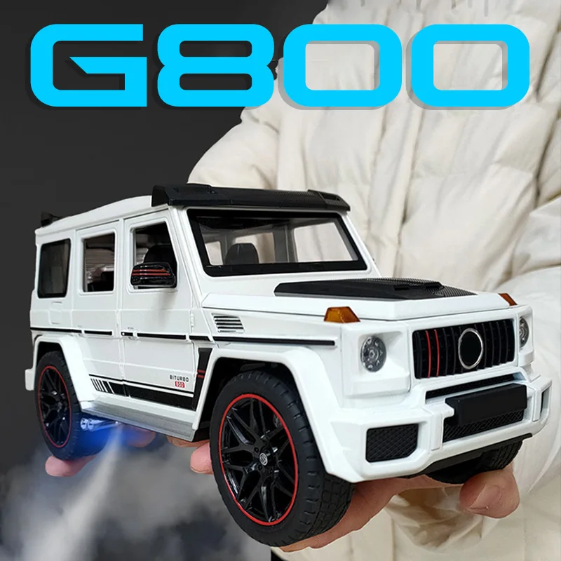 1:18 Diecast Mercedes G800 Off-Road Car with Sound & Light