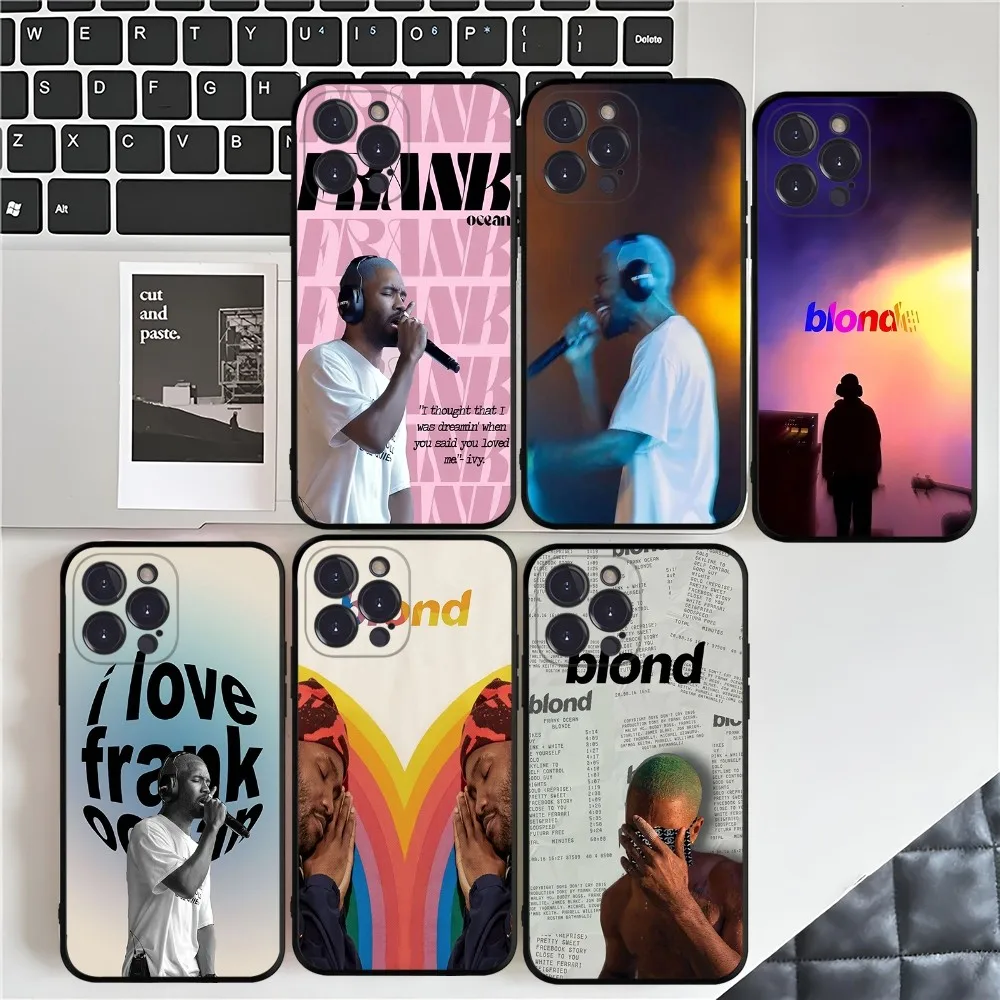 Singer F-Frank B-Blond O-Oceans Phone Case For IPhone 16 15 14 11 12 13 Mini Pro XS Max Cover 6 7 8 Plus X Funda Shell