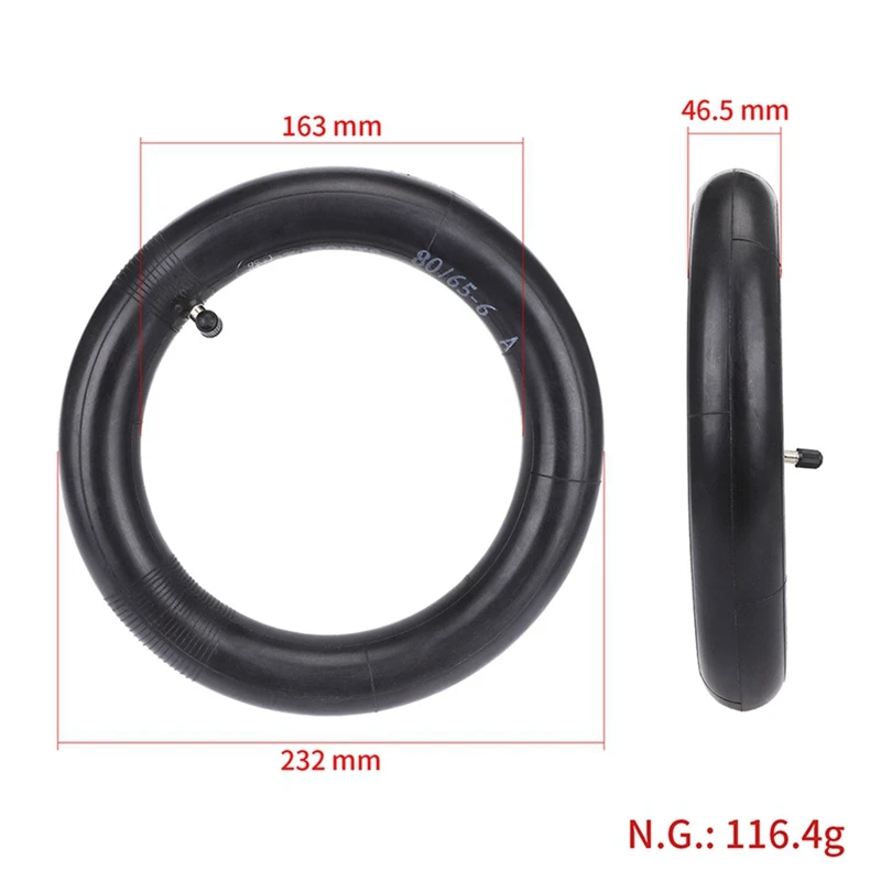 3X 10 Inch 80/65-6 Inner Tube 255X80 Rubber For Zero 10X Kugoo M4 Electric Scooter Excellent Replacement Applications