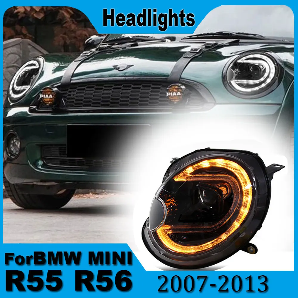 

Headlights Assembly For BMW Mini R55 R56 2007-2013 DRL Headlamp LED Bi Xenon Bulb Fog Lights Auto Accessories Plug and play