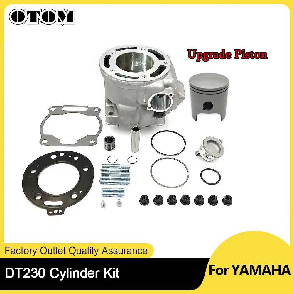 Motorcycle 2 Stroke DT230 Cylinder Kit 66.8mm Cylinder Block Piston Gasket Piston Ring For YAMAHA Loncin MT250 TSE250R KEWS K16