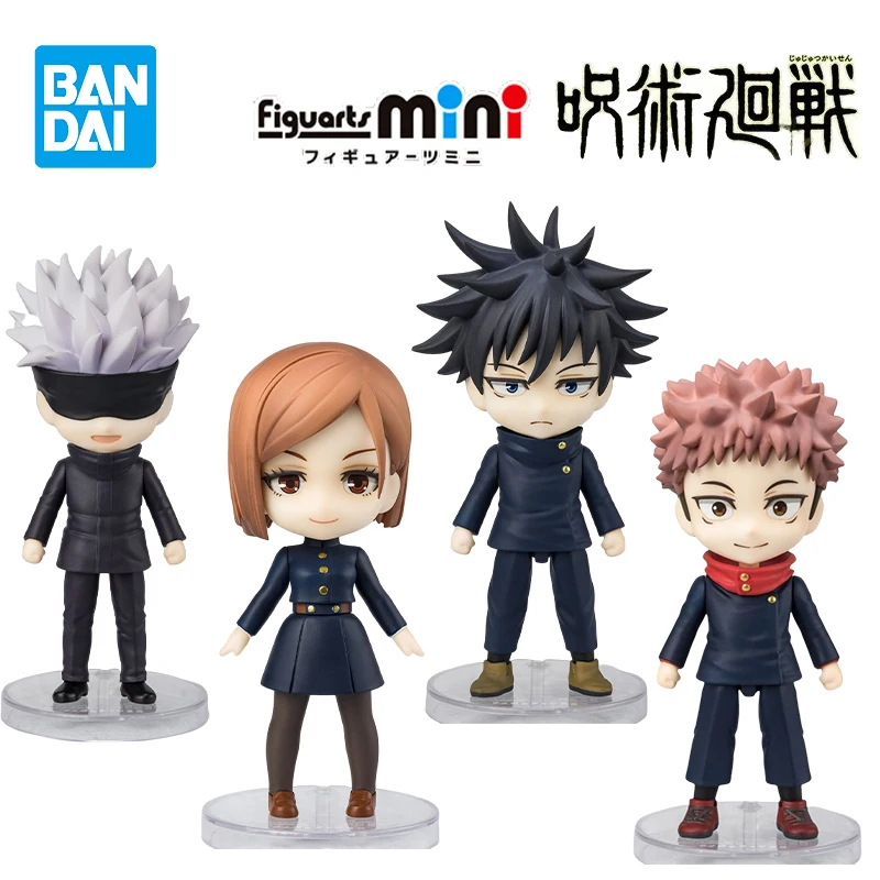 

Original BANDAI Figuarts Mini Jujutsu Kaisen Satoru Gojo Nobara Kugisaki Yuji Itadori Megumi Fushiguro Anime Figures Trendy Toys