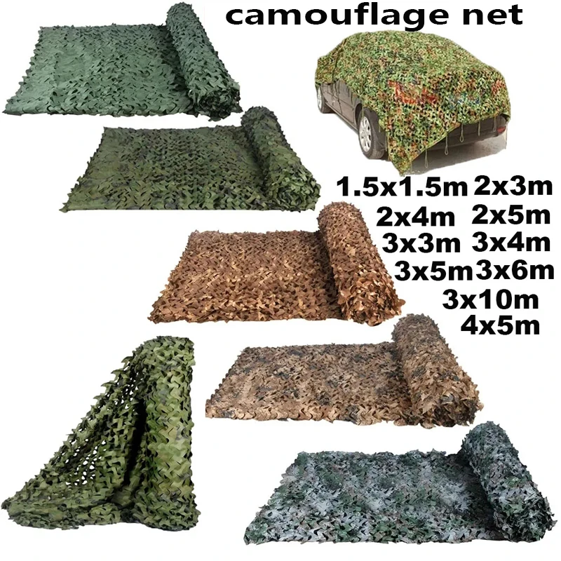 rede de camuflagem para decoracao de jardim sombra net selva verde e branco cor do deserto pavilhao m 5m m x 4m 4m 4m 01