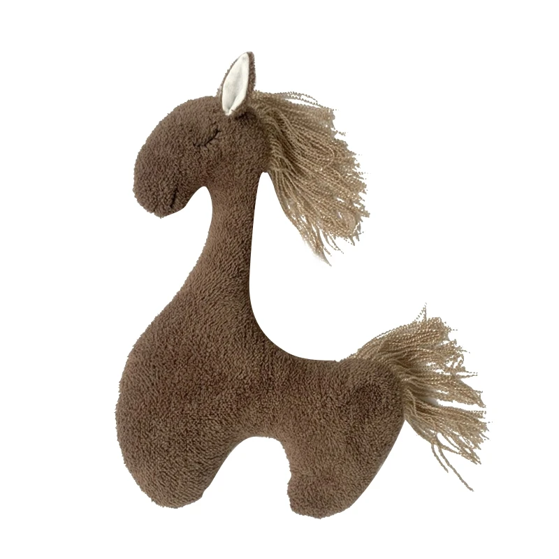 Newborn Photography Posing for Pony Props Baby Photoshoot Horse for Doll Animal Toy Infants Photo Accessories