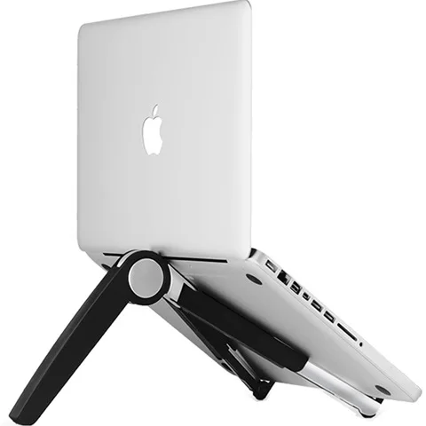 

Height Increasing Foldable Portable Creative Aluminum Alloy Laptop and Tablets Universal Stand Desktop Handheld Cooling Brackets