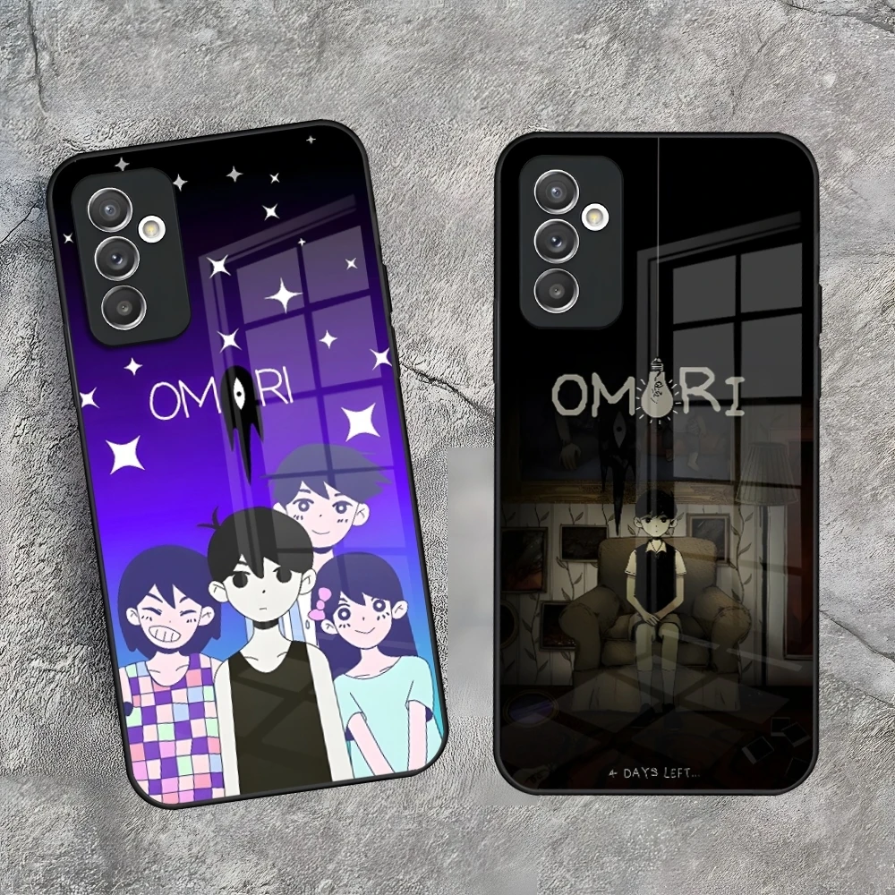 Omori Game Phone Case for Samsung Galaxy S26 S25 S24 S21 S20 S23 S22 FE Edge plus Ultra Glass Cover