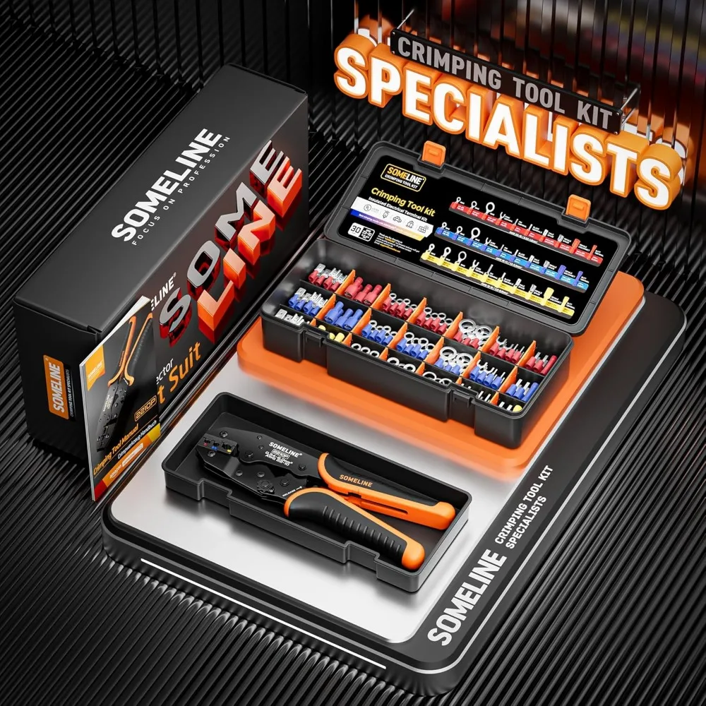 طقم مكشكش معزول بحجم 30 مع 210 محطة للعمل الكهربائي AWG 22-10