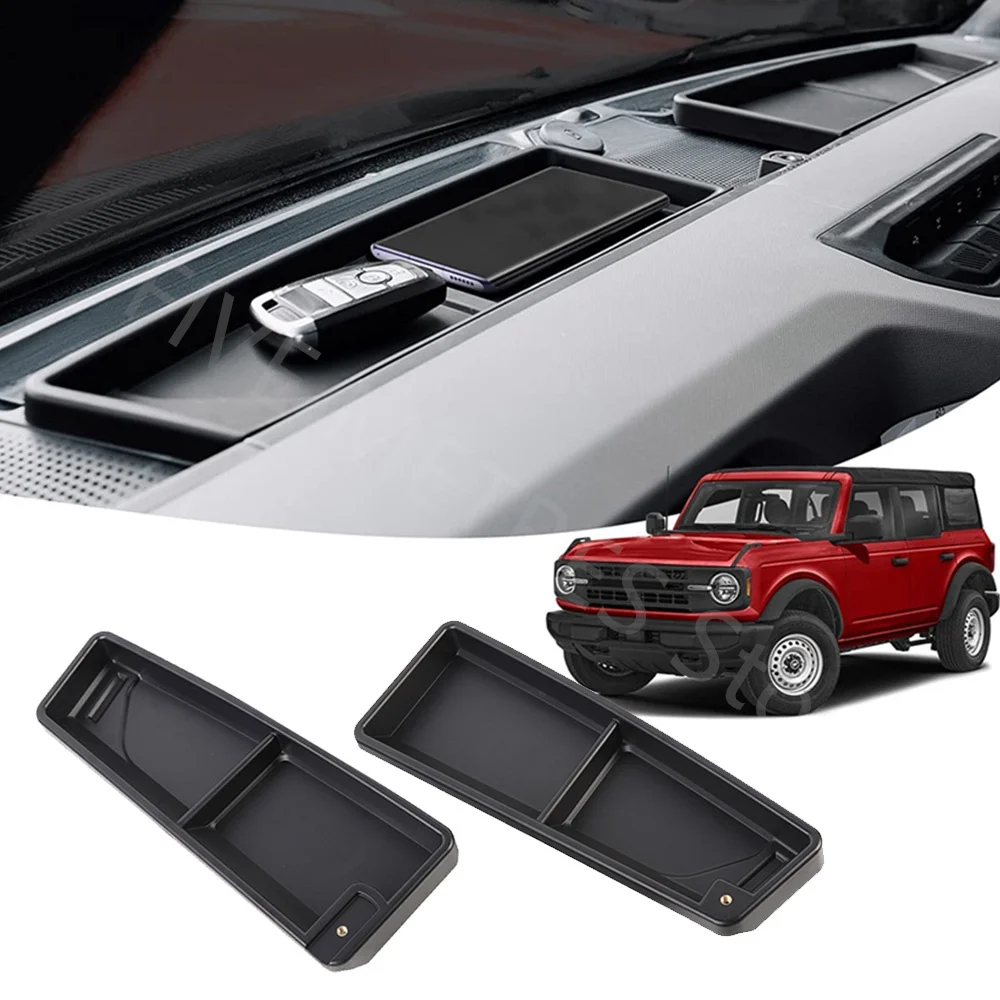 

Коврик для приборной панели автомобиля 2021 2022 Ford Bronco 2/4, аксессуары для дверей, коврик для приборной панели, защитный коврик из ТПЭ