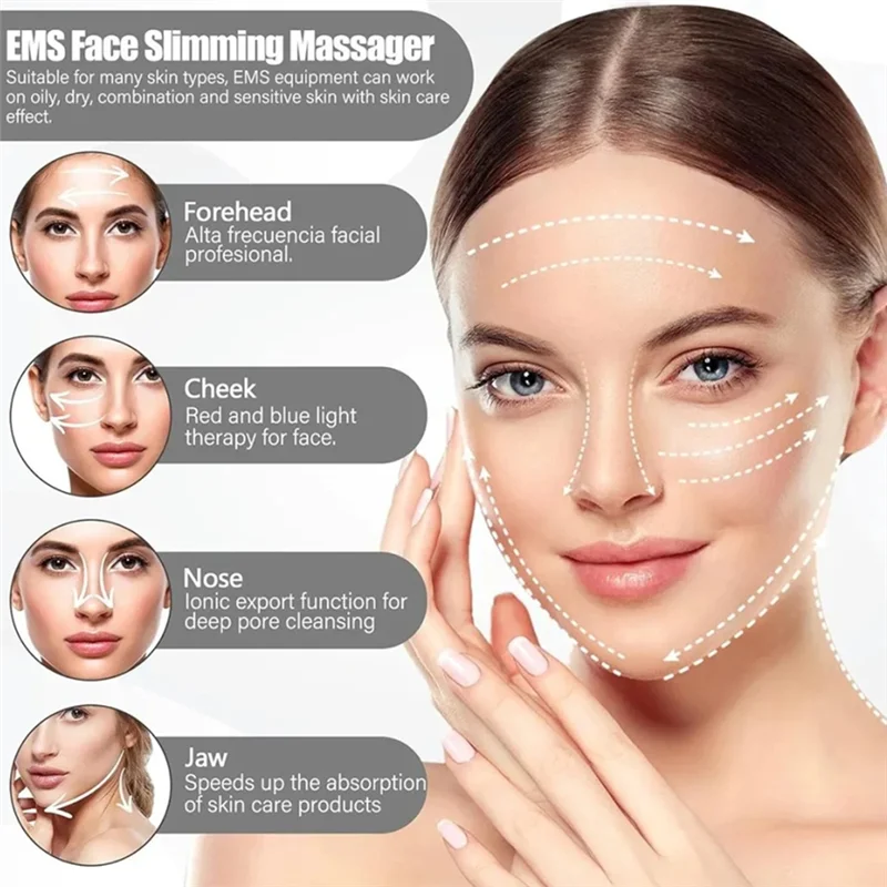 Dispositivo de beleza para pescoço, massageador cervical, multifuncional, ferramenta de massagem no pescoço para alívio de pescoço e remoção de dobras nasolabiais