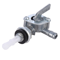 Sliver Gas Tank Fuel Switch Faucet Gasoline Switchs Shut Off Valve Pump Tap Petcock For Gasoline Generator Engine Oil Tank