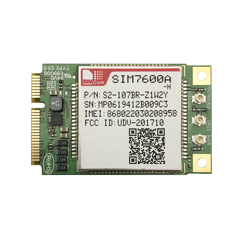 SIMCOM LTE Cat4 Mini Pcie 4G module SIM7600E-H1C SIM7600A-H SIM7600E-H SIM7600SA-H SIM7600G-H SIM7600JC-H SIM7600NA-H SIM7600V-H