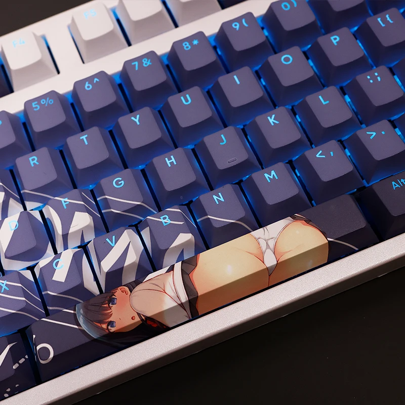 108 Toetsen/Set Ssss. Gridman Takarada Rikka Pbt Keycaps Anime Games Beauty Girl Key Caps Cherry Hoogte Voor Diy Mechanische Toetsenborden