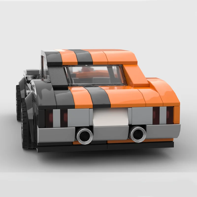 301 قطعة MOC جديد ​ ​ لعبة مكعبات بناء تعليمية للأطفال على شكل مدينة أبطال السريعة 1970 442 هدية