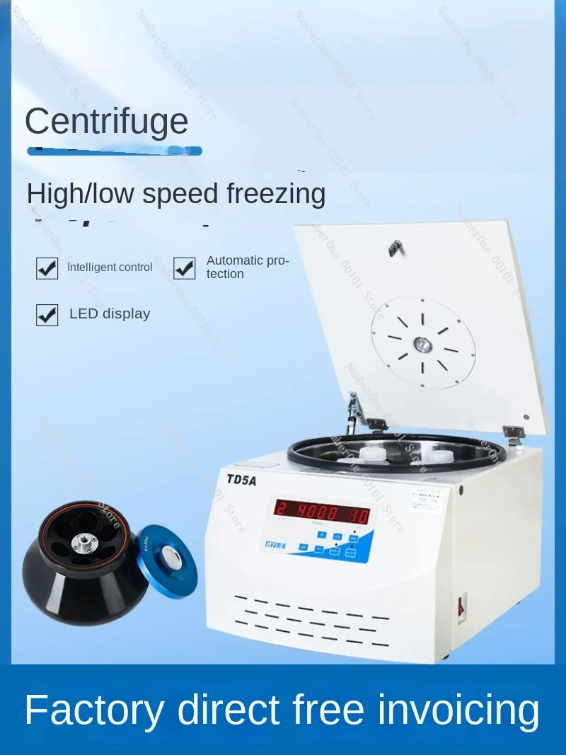 Small Handheld Centrifuge Laboratory High and Low Speed Low Temperature Freezing Large Capacity Desktop Blood PRP Separation