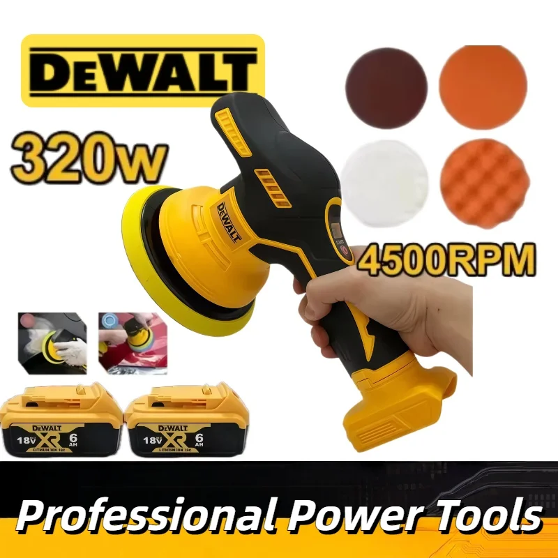 

Dewalt Digital Display Cordless Car Polisher 8 Gears Electric Polisher Auto Car Waxing Polishing Machine Tool