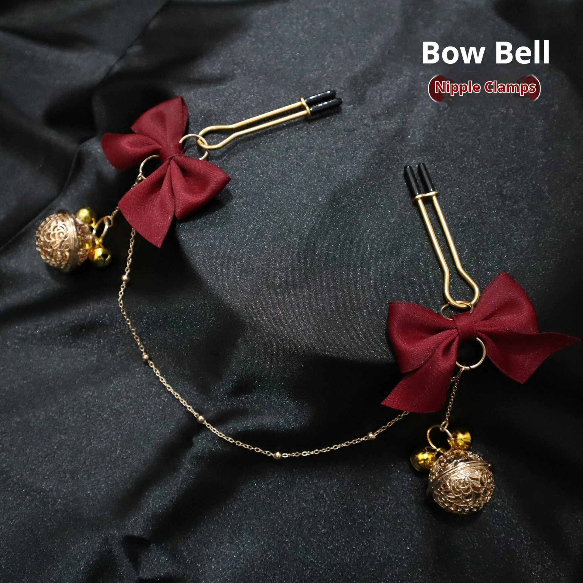 

Nipple Clamp with Chain Nipple Clips BDSM toy Kink Fetish Erotic wear Body Clamps Bondage nipple clamp