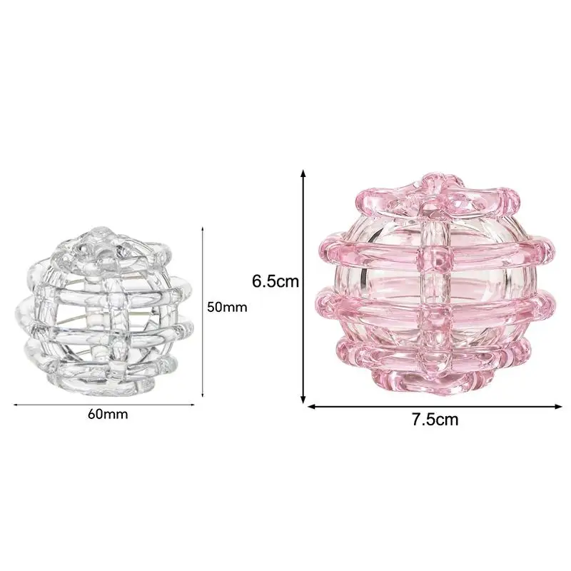 Creative Transparent Glass Ball Vase, Zen-Style Floral Container, Modern Home Desktop Ornament, Minimalist Hydroponic Art Vase