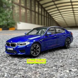 NOREV 1/18 For BMW M5 G30 2018 Model Car Diecast Metal Boys Toys Kids Gifts Hobby Display Ornaments Collection Blue