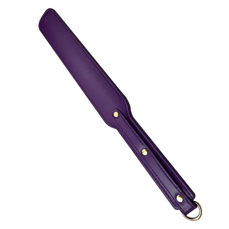 

45CM PU Leather Paddle,Deluxe Riding Crop PU Leather Horse whips，Punk Rivet Bat Paddle
