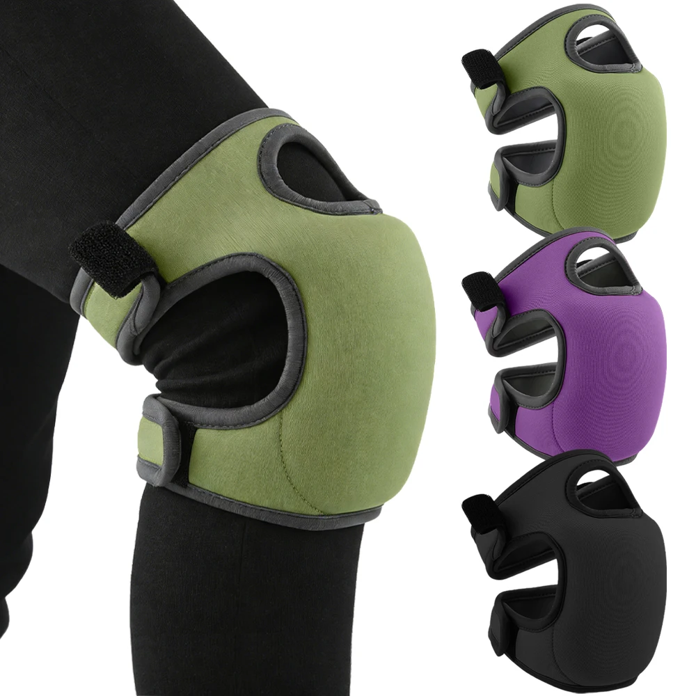 1 Pair Anti Slip Gardening Knee Pads Soft Foam Knee Protectors for Garden Cleaning Work and Floor Scrubbing