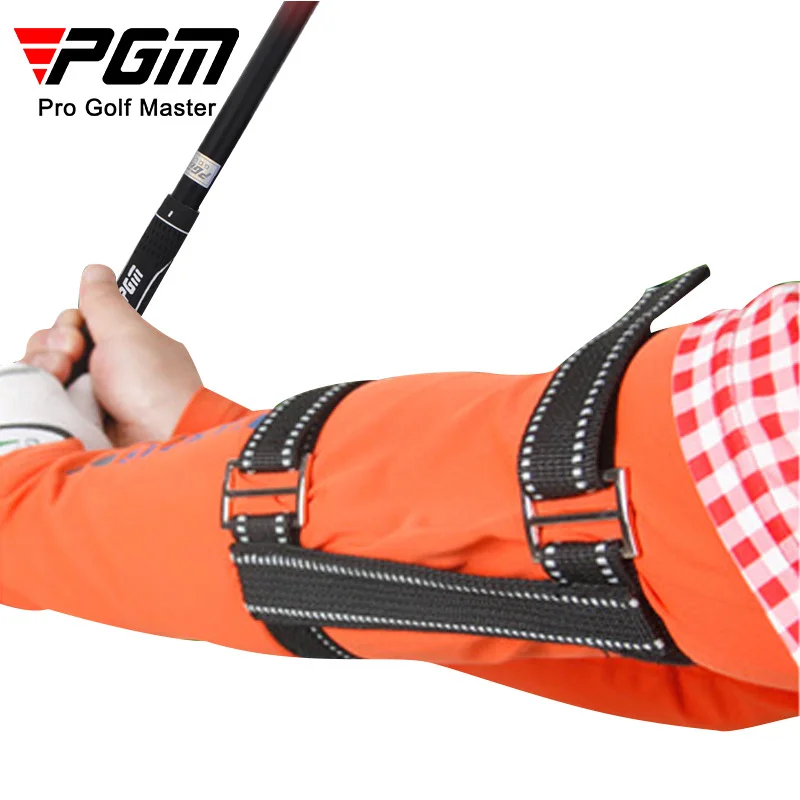 PGM Golf Swing Training Arm Corrective Golf Volatile Action Belt Practice Elbow Brace Arc Corrector Aids Band Beginner JZQ006