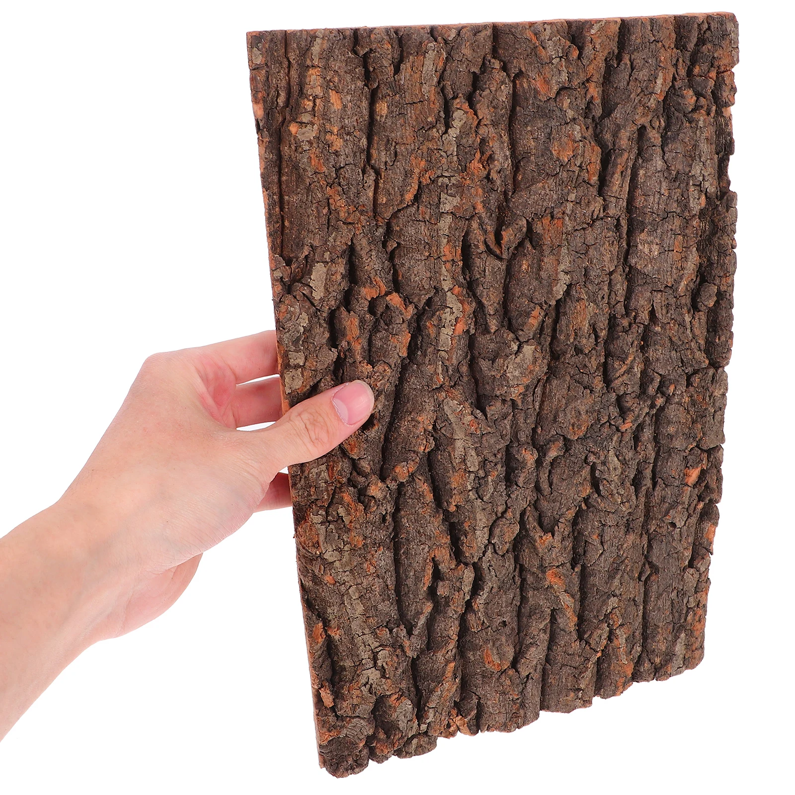 

3Pcs Reptile Climbing Bark Natural Tree Platform Terrarium Landscape Realistic Habitat Decor Cork Bark Terrarium Background