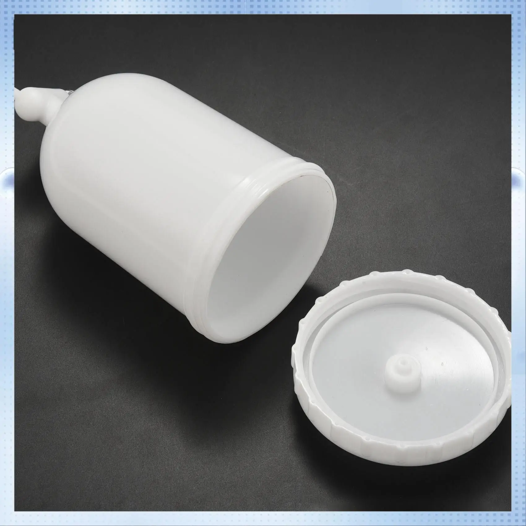 

A70R-Spray-Gun Pot, 400Ml Plastic Side Feed Plastic Paint Cup Paint Spray-Gun Cup Replacement Pot Fast Mover For Spray-Gun