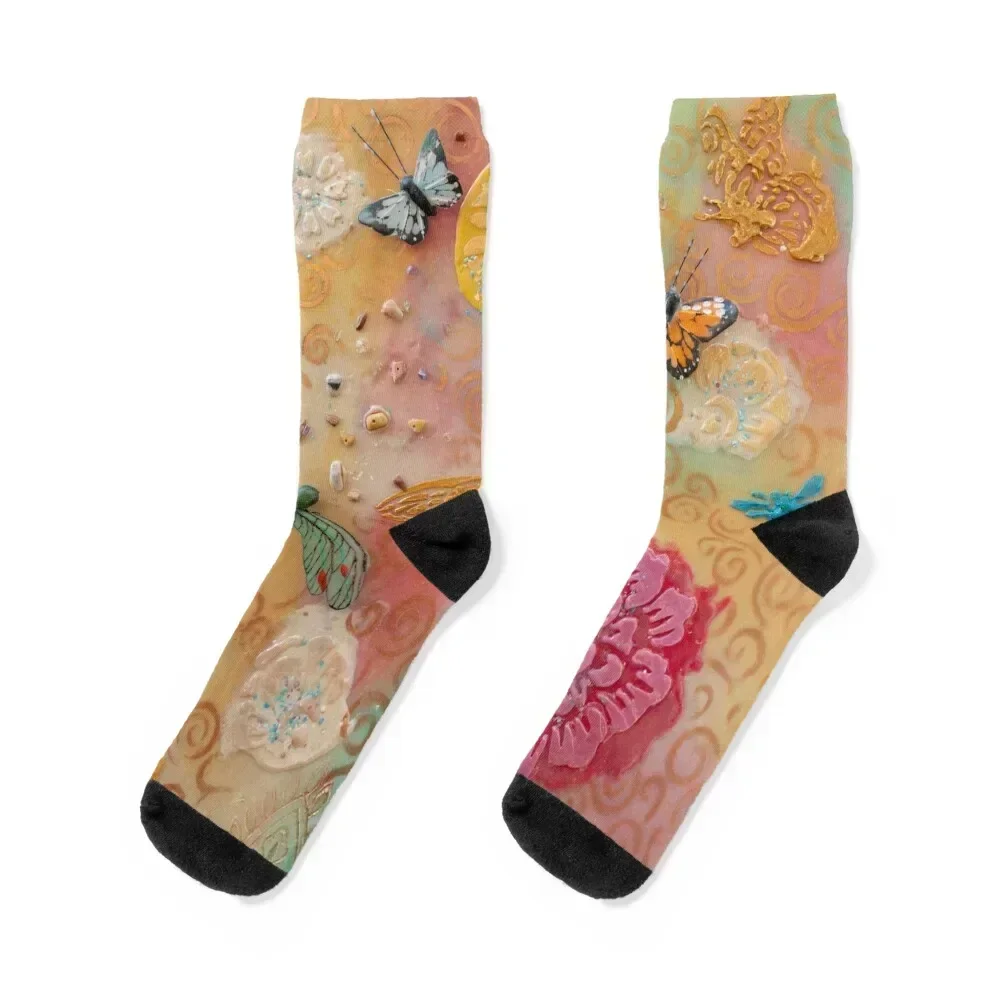 

Magical Garden of Metamorphosis Socks funny sock Climbing FASHION Socks For Women Men's