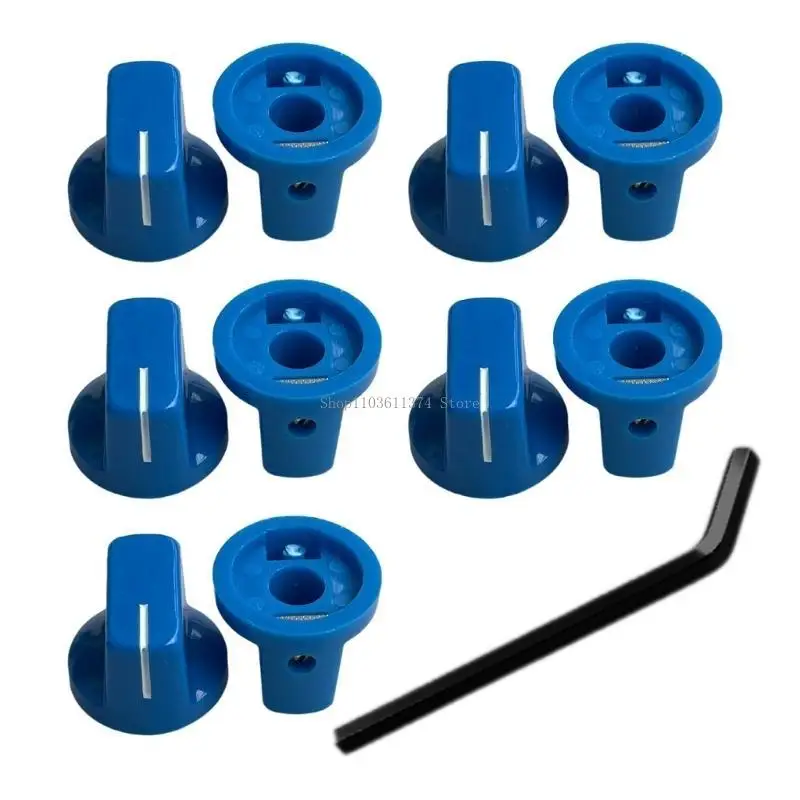  10Pcs Plastic Guitar Effect Pedal Knobs Guitar Potentiometer Control Knobs