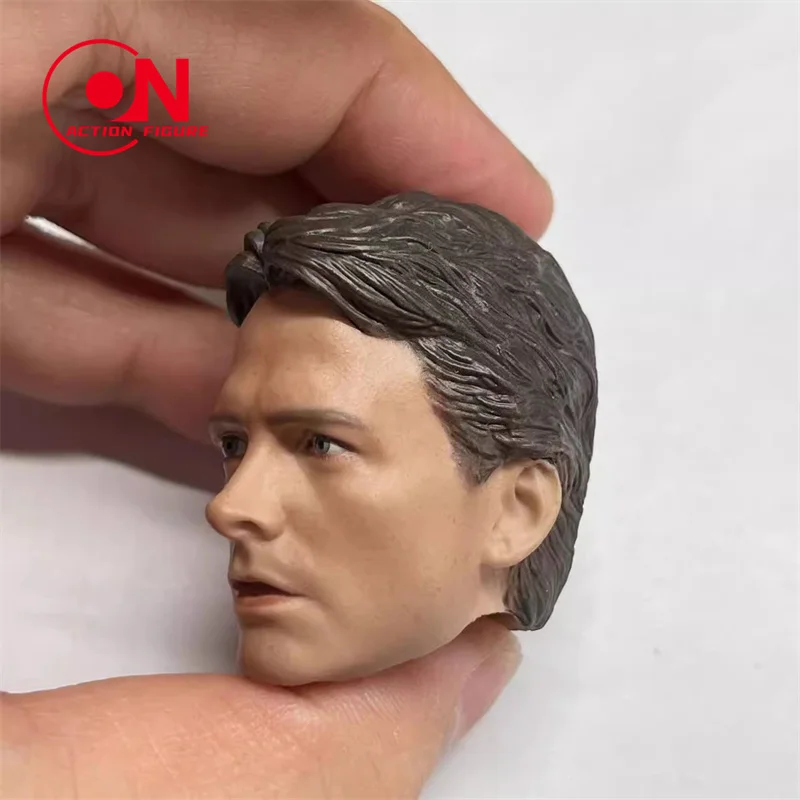 1/6 Scale Marty Michael J. Fox Head Sculpt PVC Head Carving Model Fit 12'' Male Soldier Action Figure Body Dolls