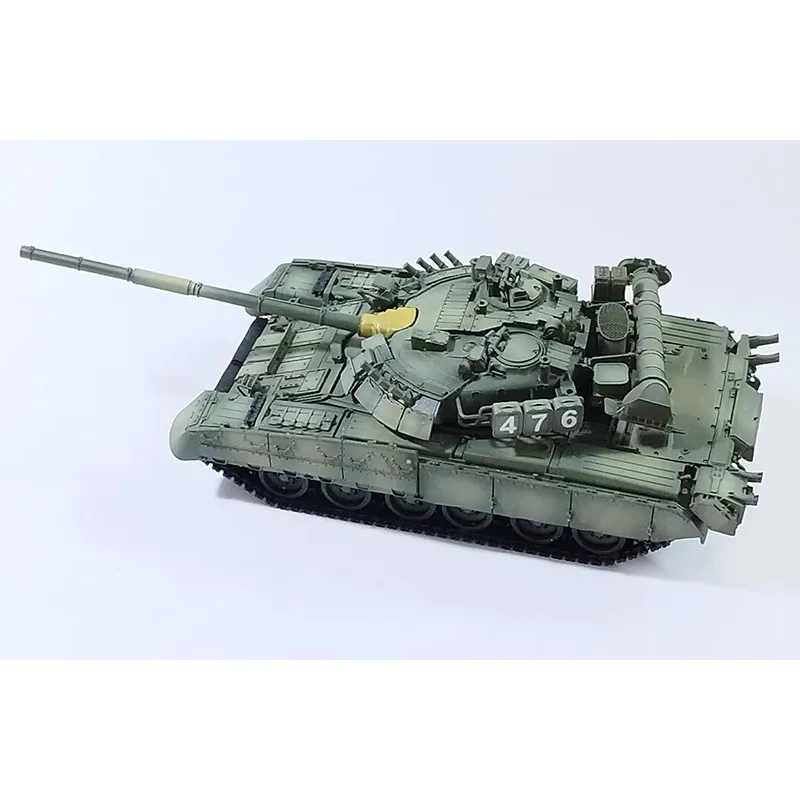 1:72 Scale Model 476 Russian T-80U 72148A Marine Corps Tank Resin Main Battle Tank Toy Collection Display Decoration Fans Gift