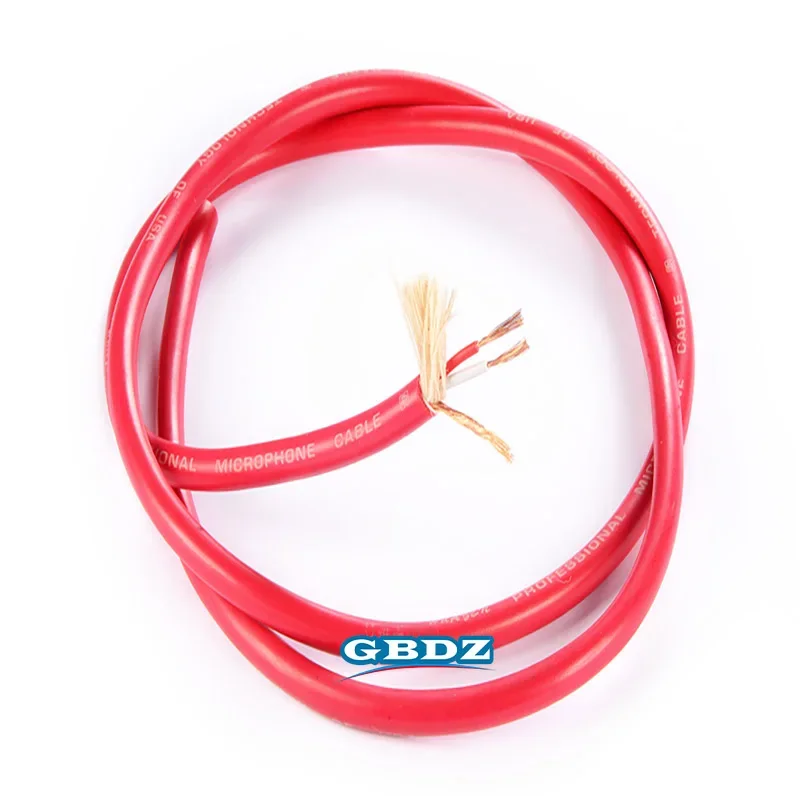 

RVP1E 2x 0.3 Square 2-core Wrapped Shielded Color Microphone Cable Super Soft HiFi Audio Speaker Cable Balanced