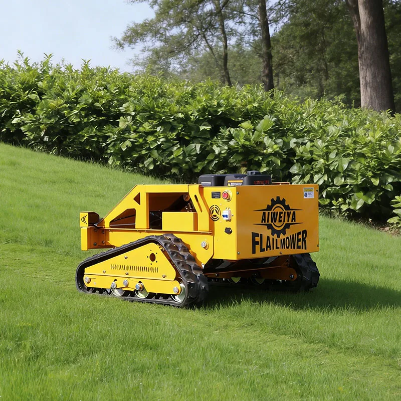 Customized Robot Lawn Mower Lawn Mower Robot With Bulldozer Attachment Multi Function Farm Grass Leveling And Cutting Machine