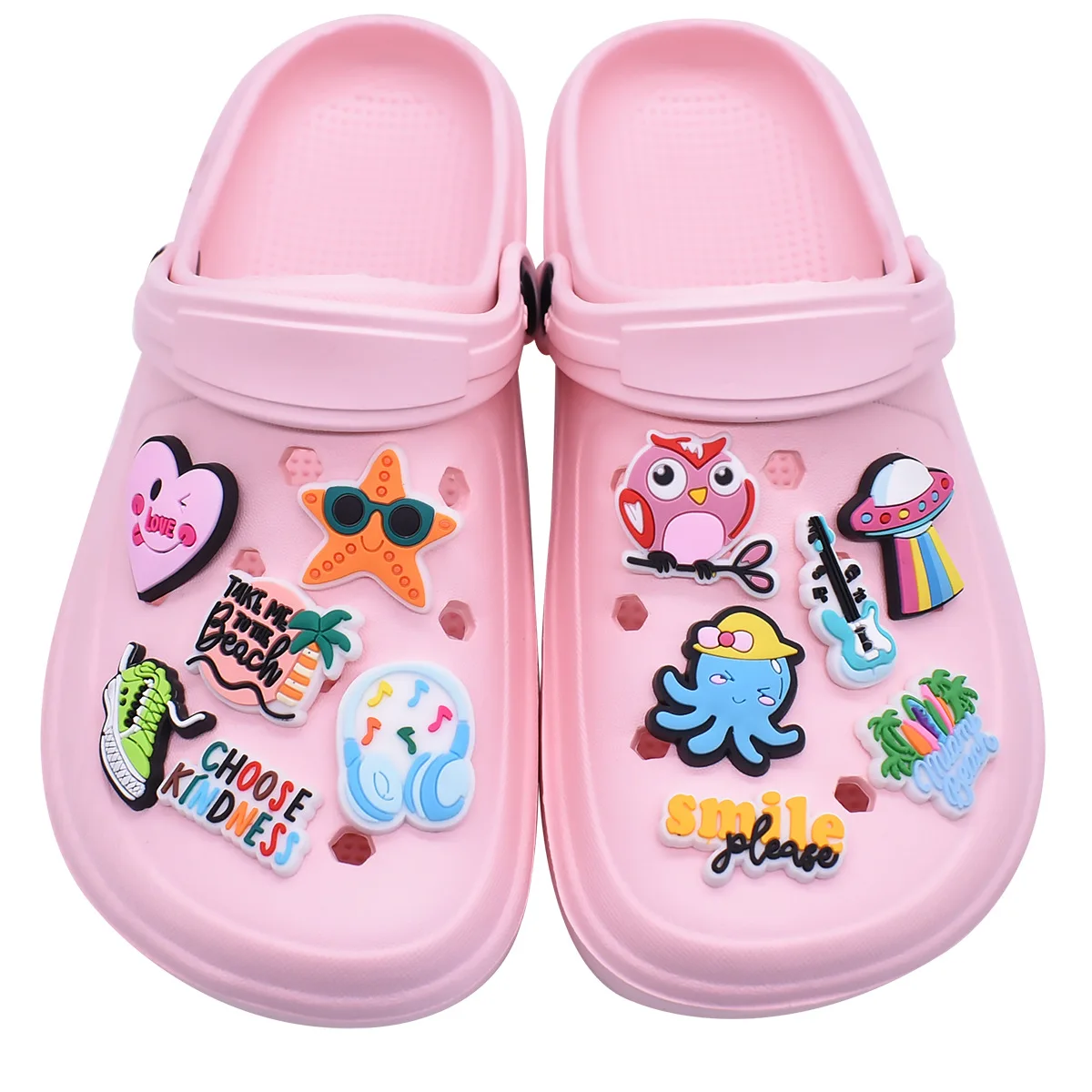 New Arrivals Sale Cute Cartoon Shoe Charms Pin for Croc Accessories DIY Shoe Wristband Decoration Kids Women Party X-mas Gifts