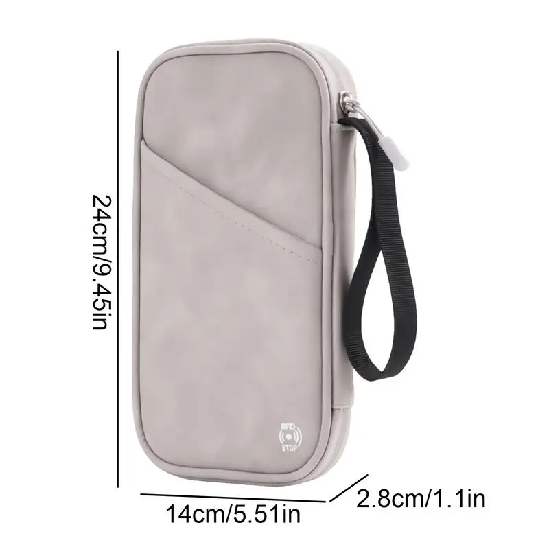 RFID Credit Card Wallet Women Womens Card Wallet Multifunctional Zipper Wallet Mens Card Holder Mens Card Wallet With Handle For